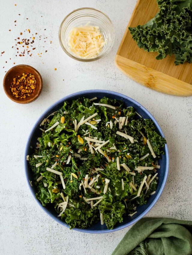 Warm Kale Salad Recipe - I Heart Vegetables