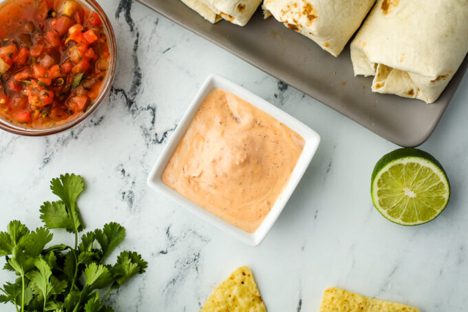 Vegetarian Burrito sauce