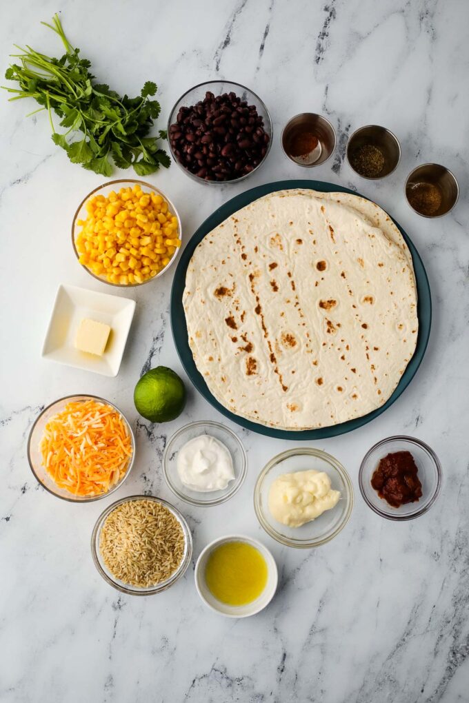 VEGETARIAN BURRITO INGREDIENTS