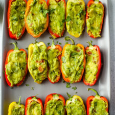 guacamole stuffed peppers