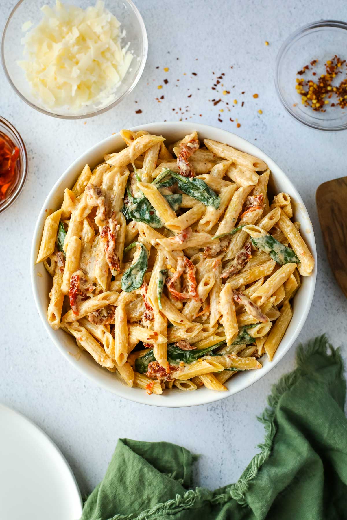 Sun-Dried Tomato Pasta - I Heart Vegetables