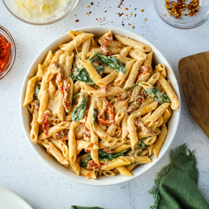 Sun-Dried Tomato Pasta - I Heart Vegetables