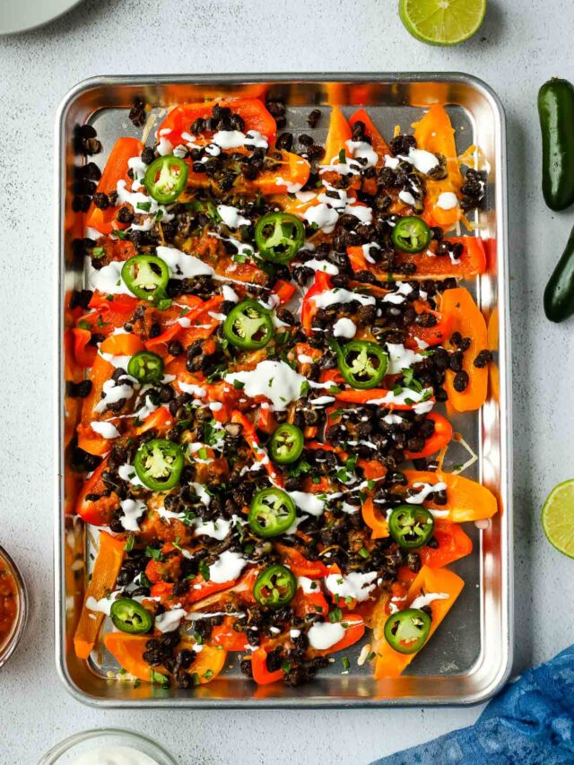 Bell Pepper Nachos Recipe I Heart Vegetables