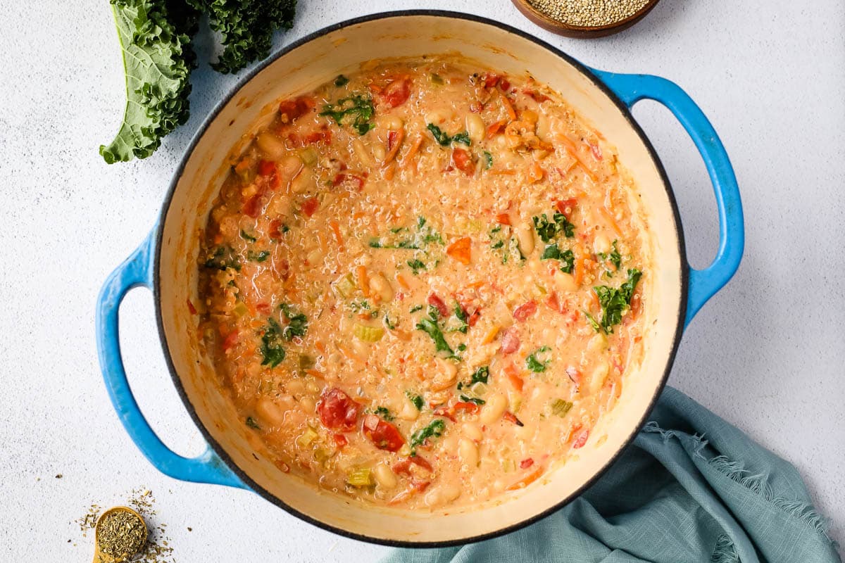 Creamy Quinoa Soup - I Heart Vegetables