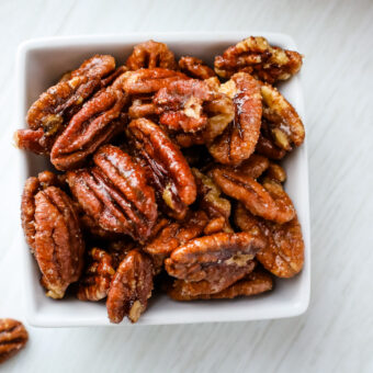 Small Batch Candied Pecans