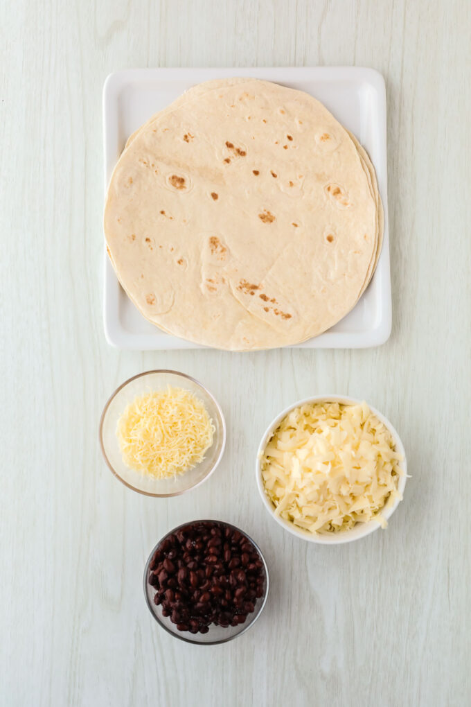 sheet pan quesadillas