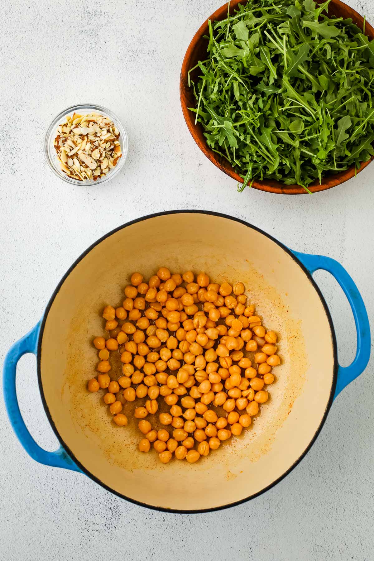 Warm Arugula Salad - I Heart Vegetables