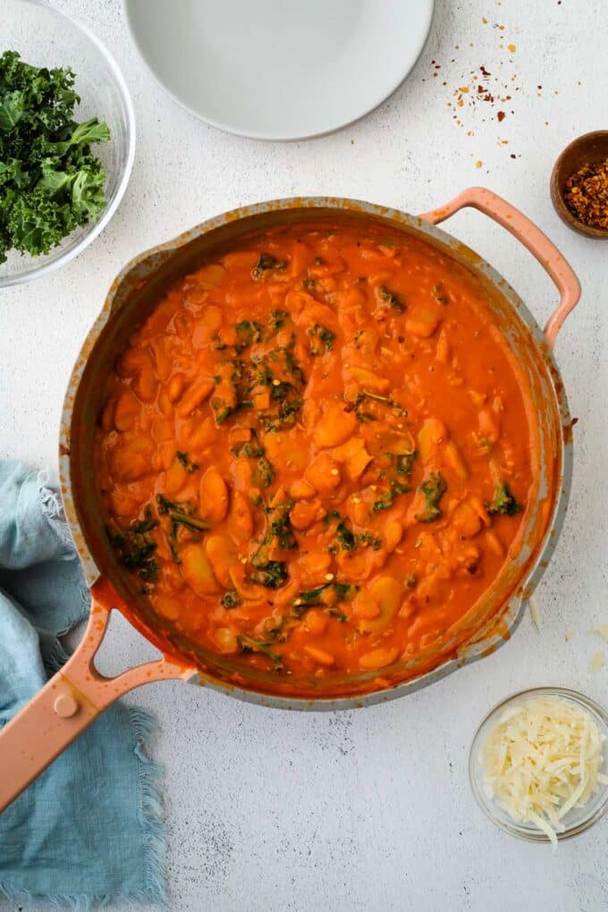 butter beans in tomato sauce