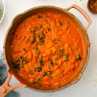 Butter Beans in Tomato Sauce
