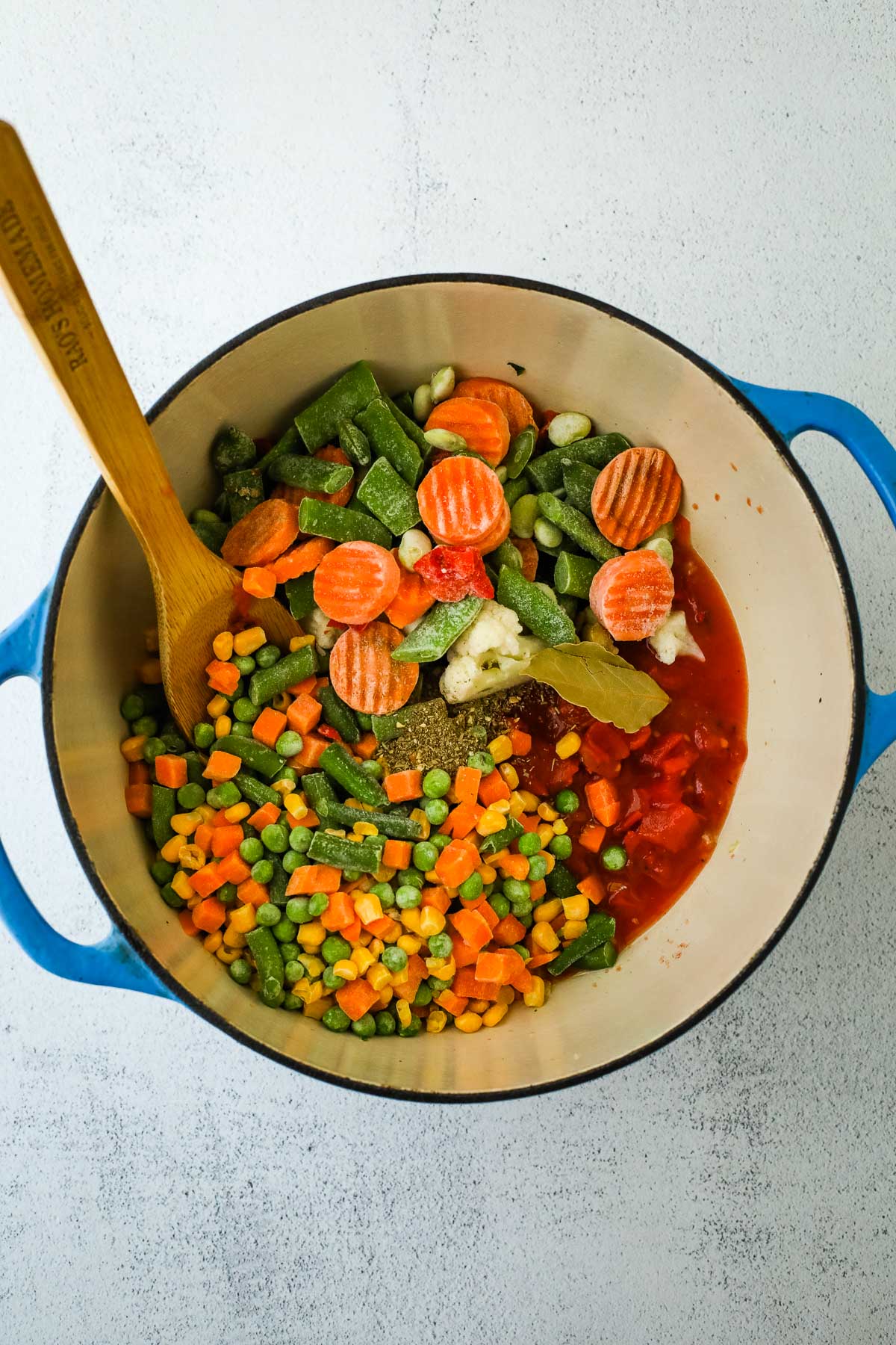 Frozen Vegetable Soup I Heart Vegetables