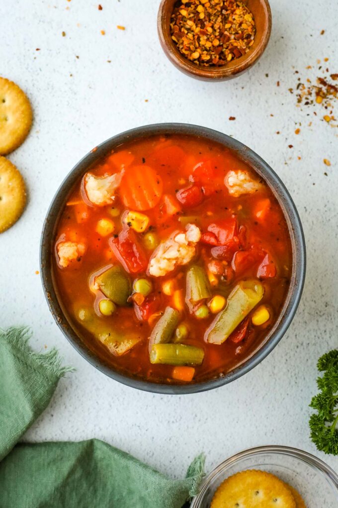 Instant Pot Frozen Vegetable Soup I Heart Vegetables