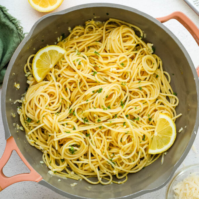 Lemon Butter Pasta Sauce - I Heart Vegetables