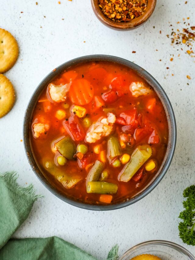 Instant Pot Frozen Vegetable Soup Recipe I Heart Vegetables