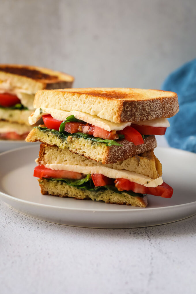 caprese grilled cheese