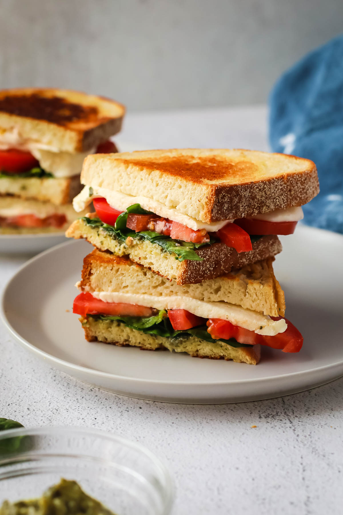 caprese grilled cheese