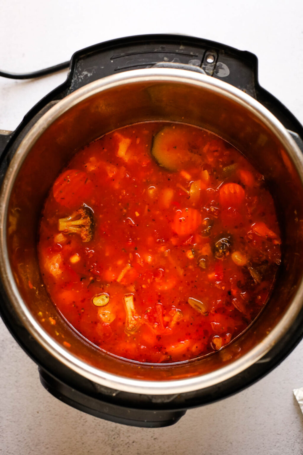 Instant Pot Frozen Vegetable Soup I Heart Vegetables