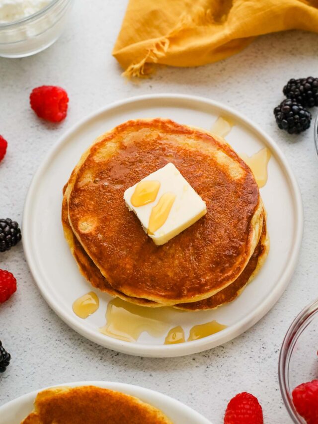 Cottage Cheese Pancakes Recipe I Heart Vegetables