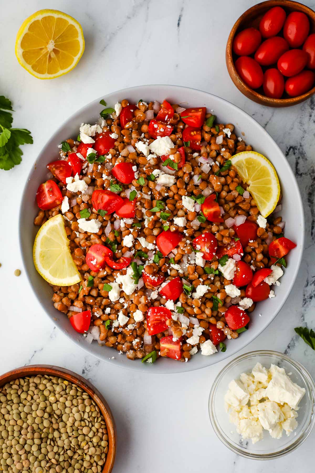 easy lentil salad