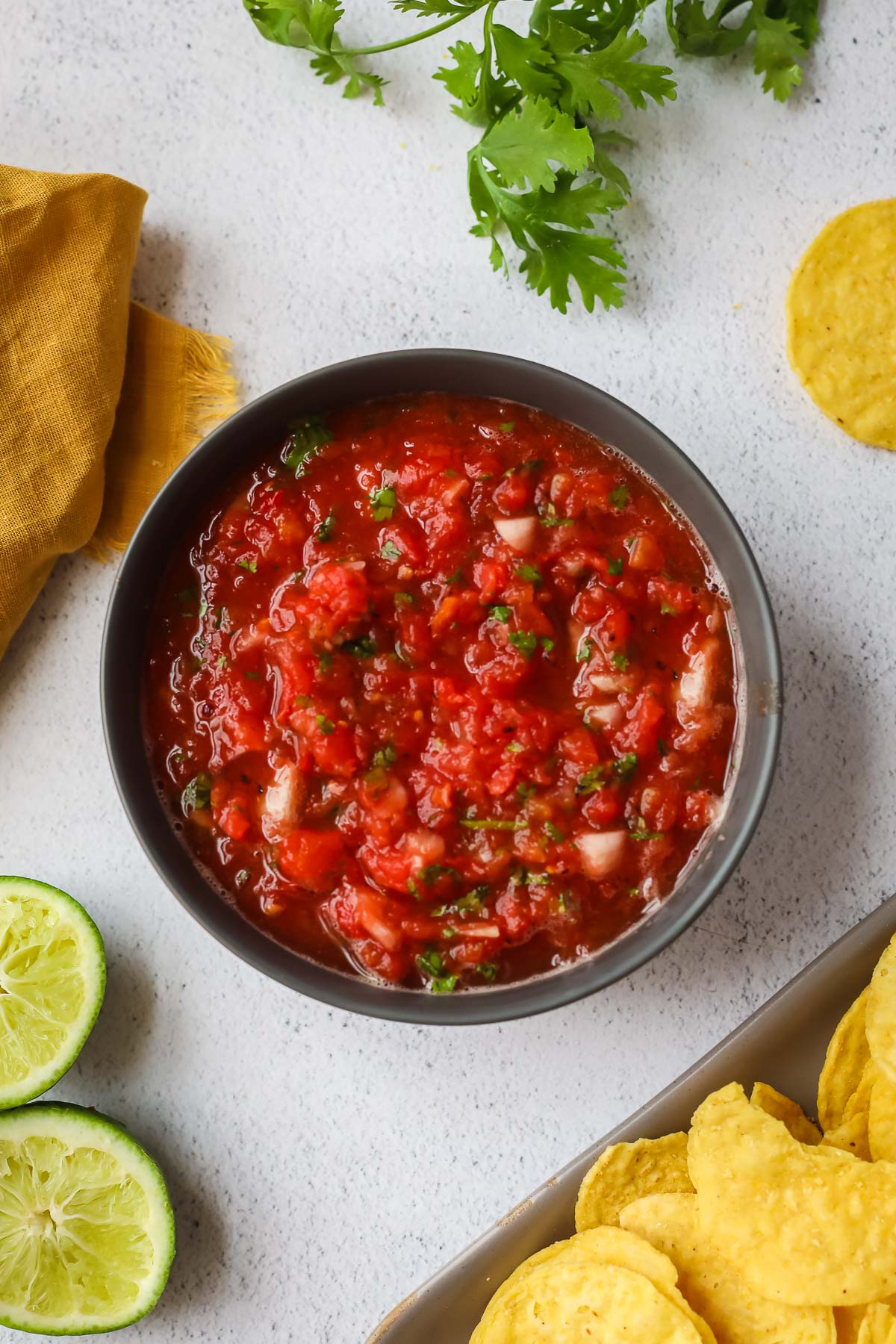 Quick and Easy Restaurant Style Salsa