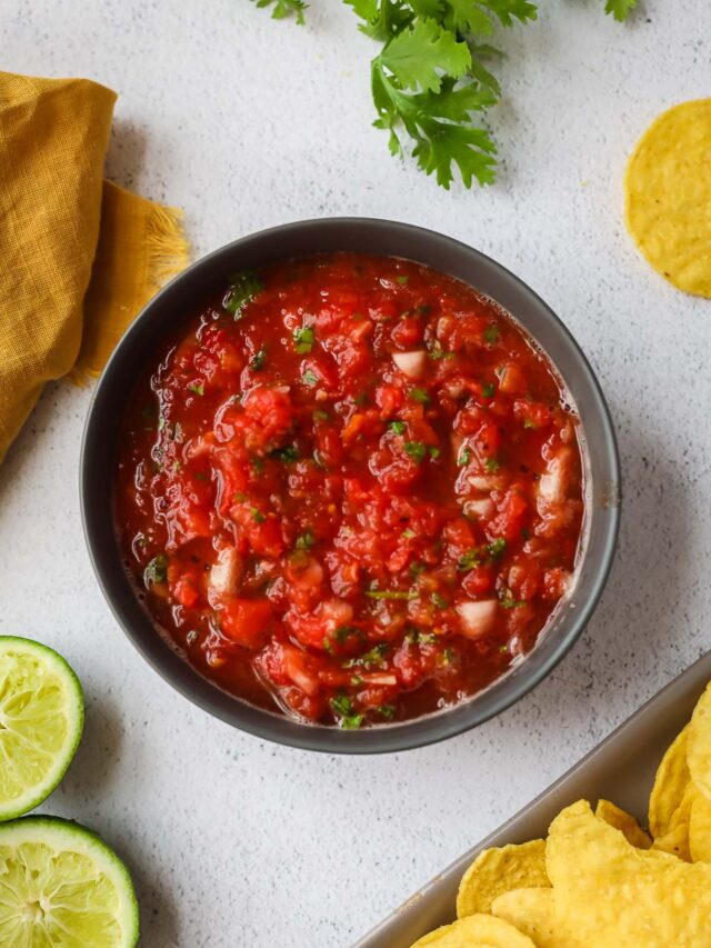 Easy Blender Salsa Recipe I Heart Vegetables