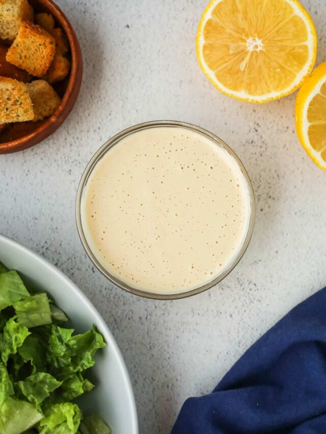 Vegan Caesar Salad Dressing Recipe I Heart Vegetables
