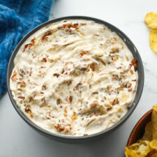 cottage cheese onion dip