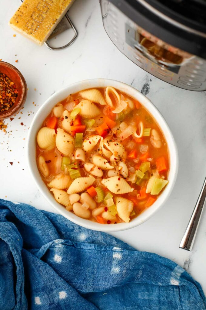 Vegetarian pasta best sale fagioli instant pot