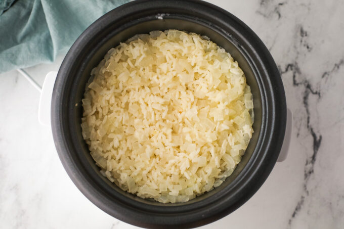 rice cooker rice pilaf