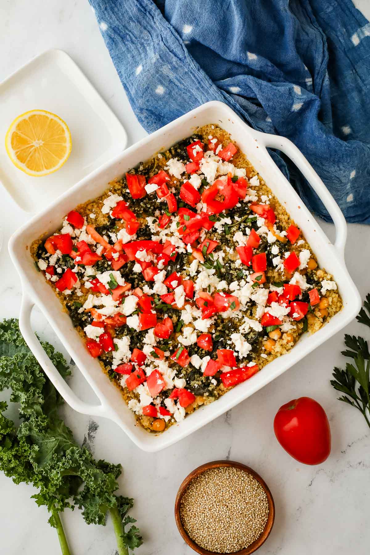 Mediterranean Quinoa Bake 