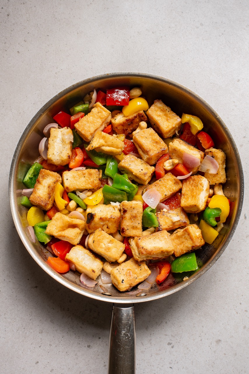 Crispy Tofu Stir Fry, How to Press Tofu