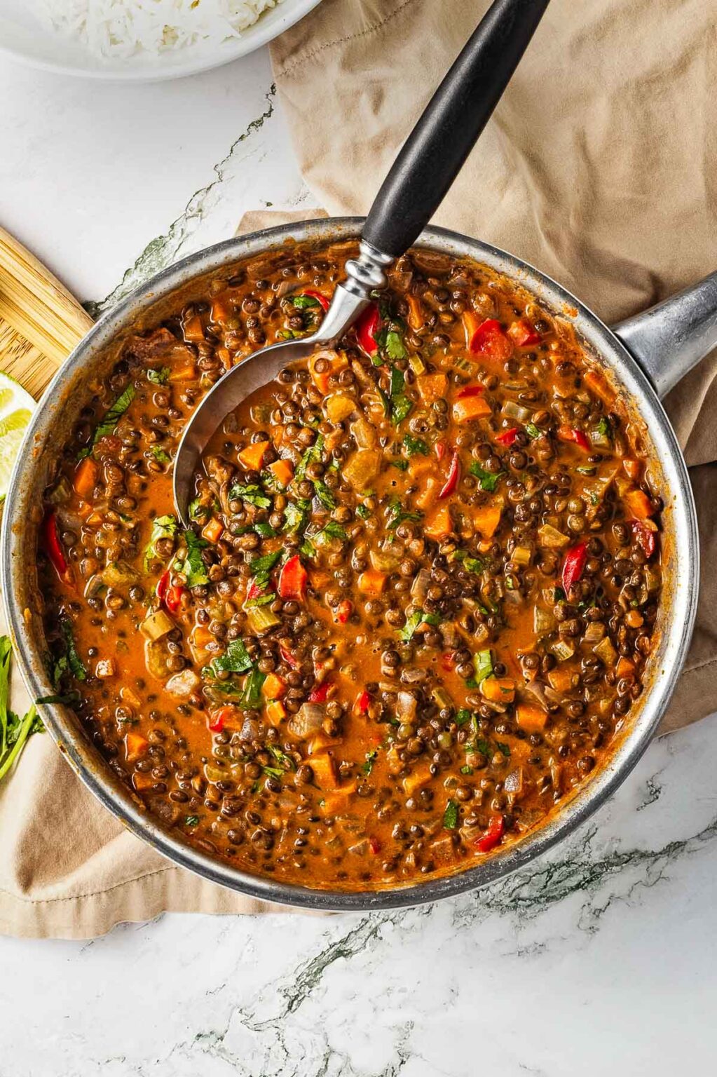 Red Curry Lentils - I Heart Vegetables