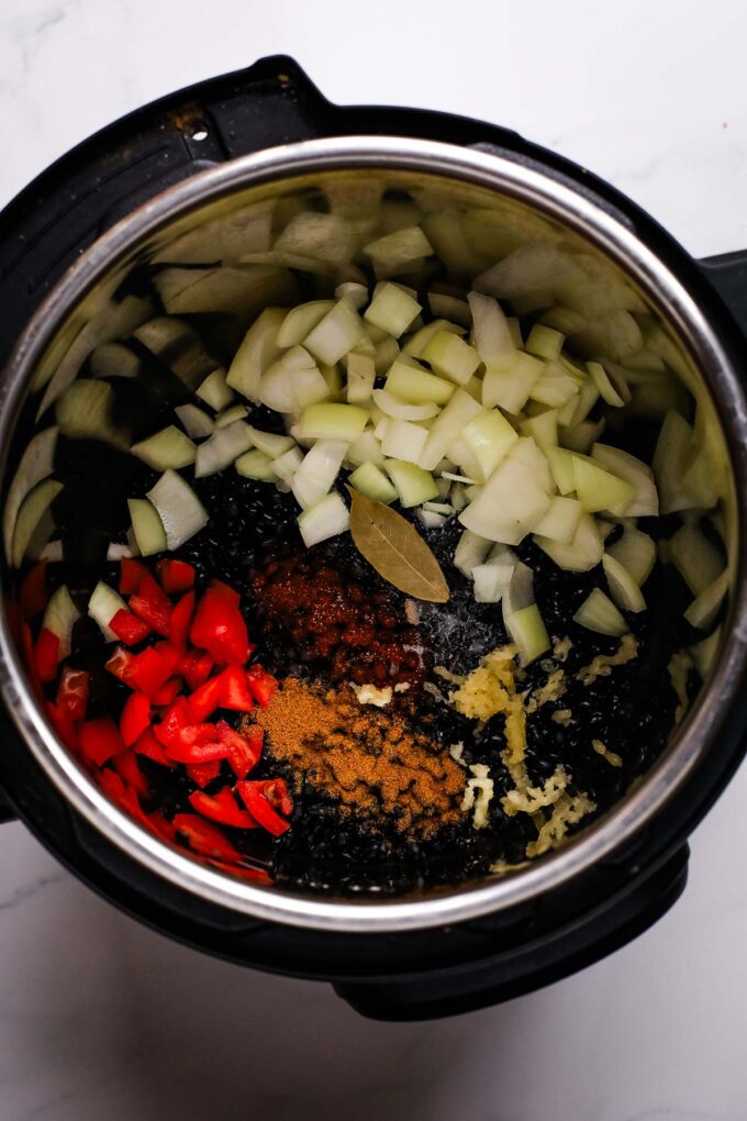  Instant Pot Black Bean Soup process