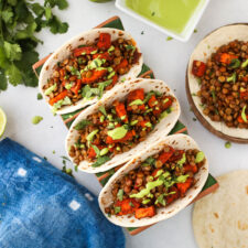 Sweet Potato Lentil Tacos