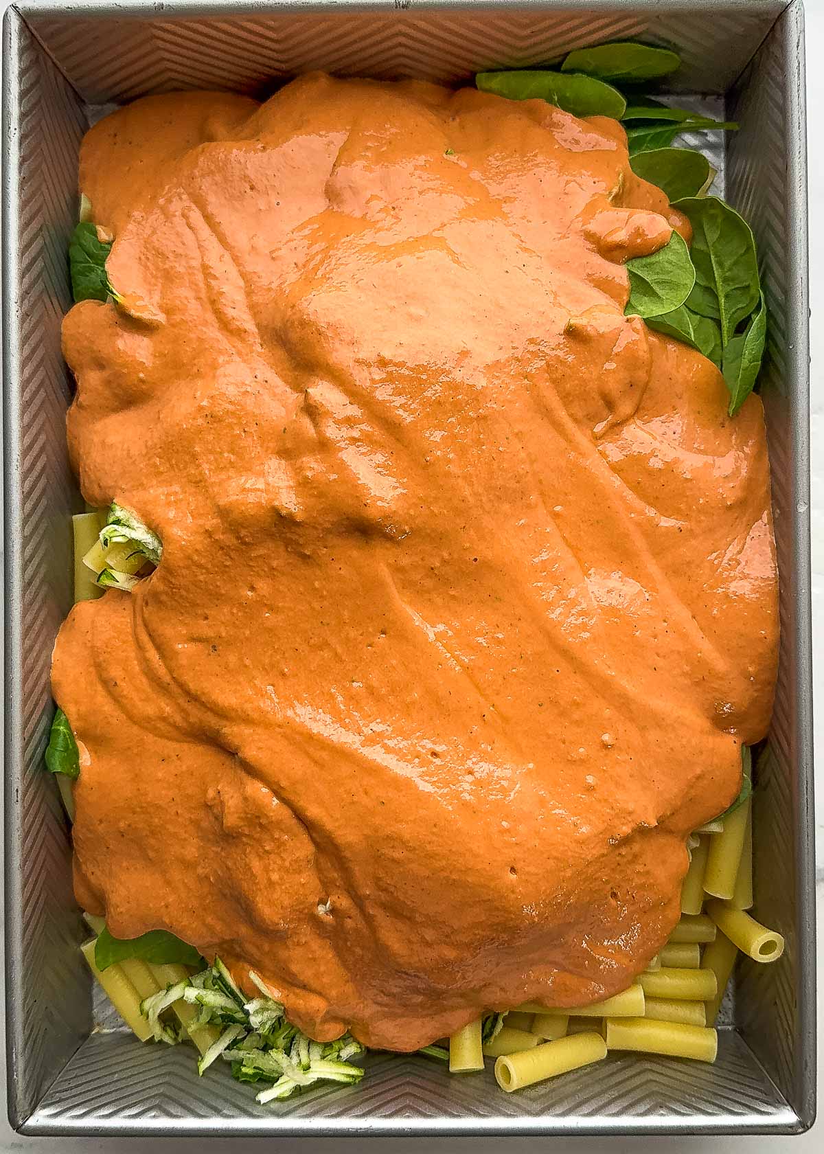 Healthy Baked Ziti - I Heart Vegetables