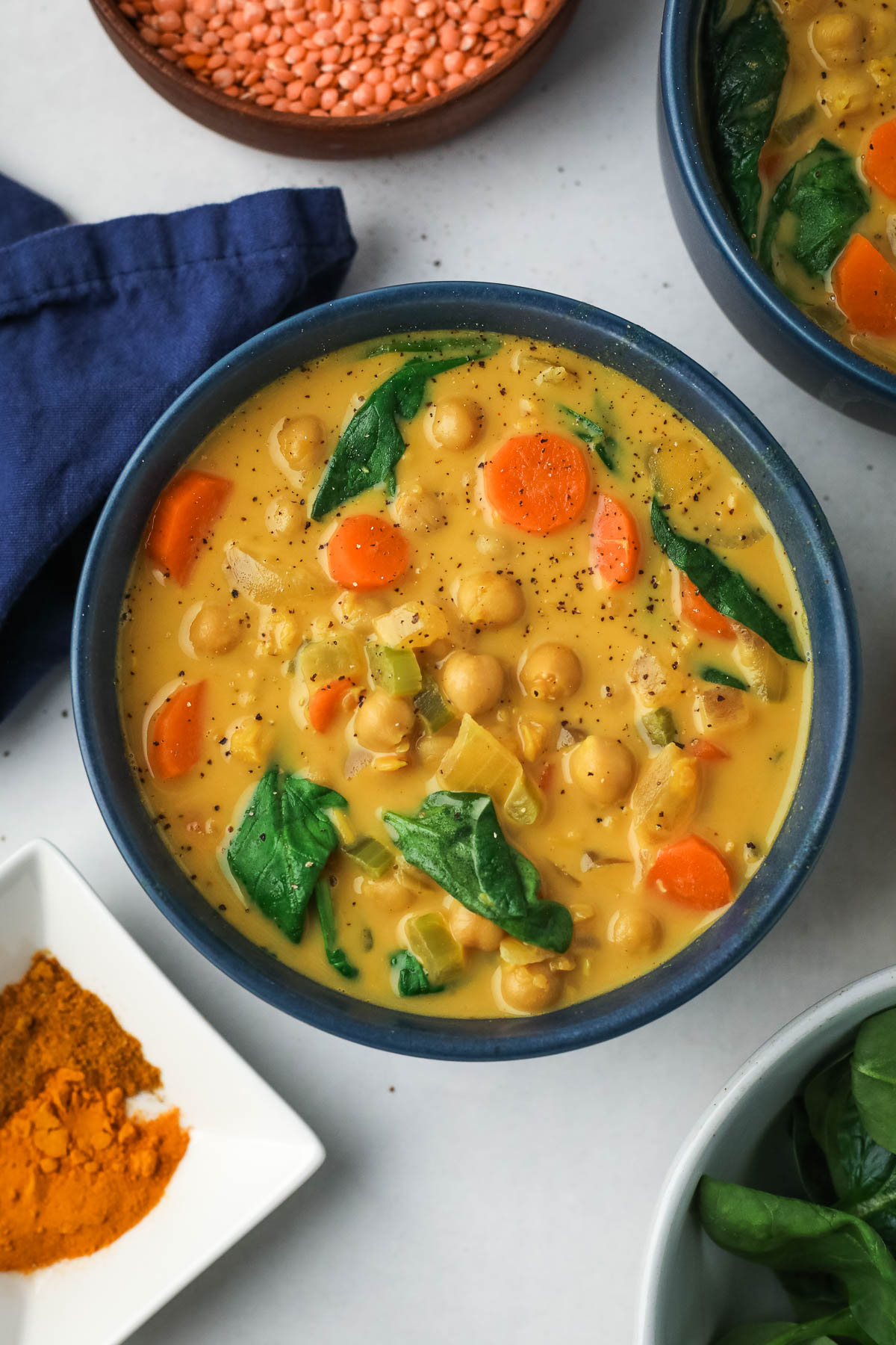curried chickpea soup