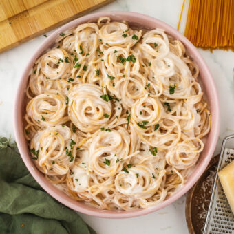 Cottage Cheese Alfredo Sauce