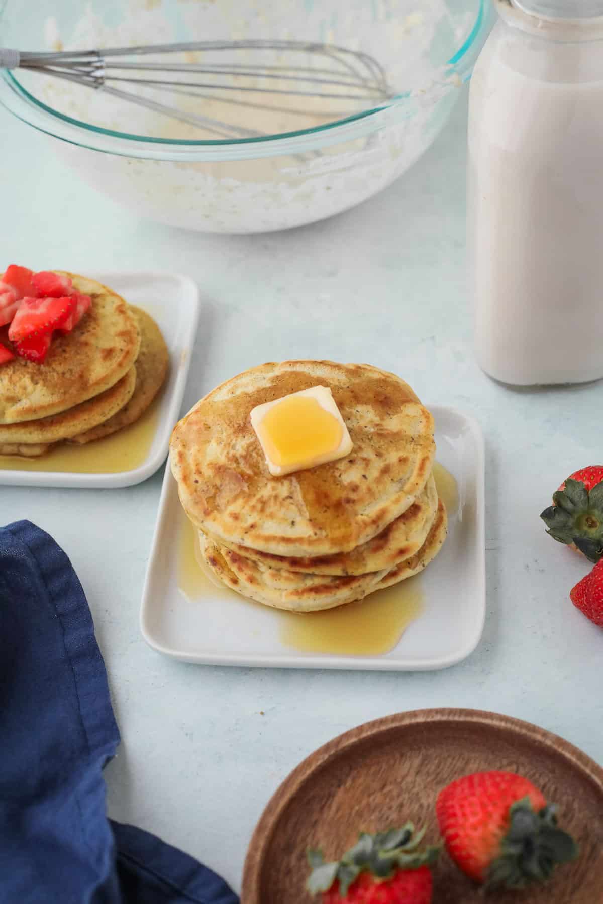 Almond Milk Pancakes I Heart Vegetables