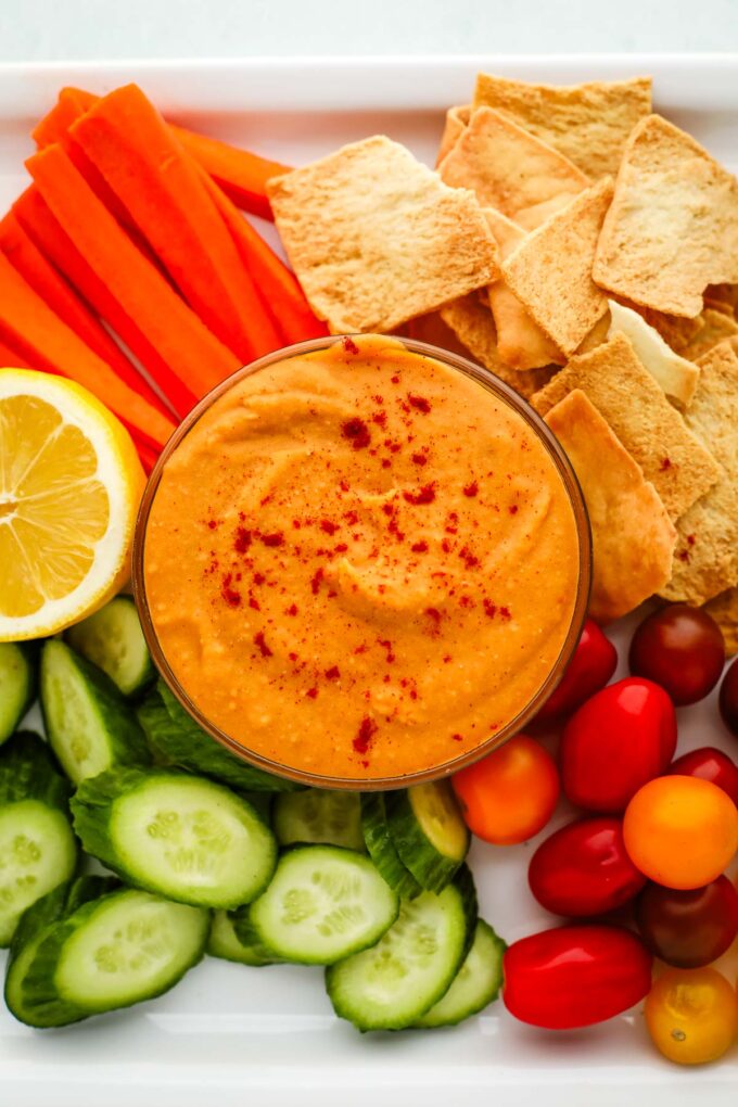 red lentil hummus