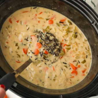 Slow Cooker Wild Rice Soup