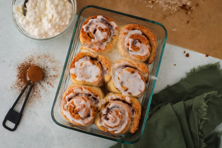 Cottage cheese Cinnamon Rolls