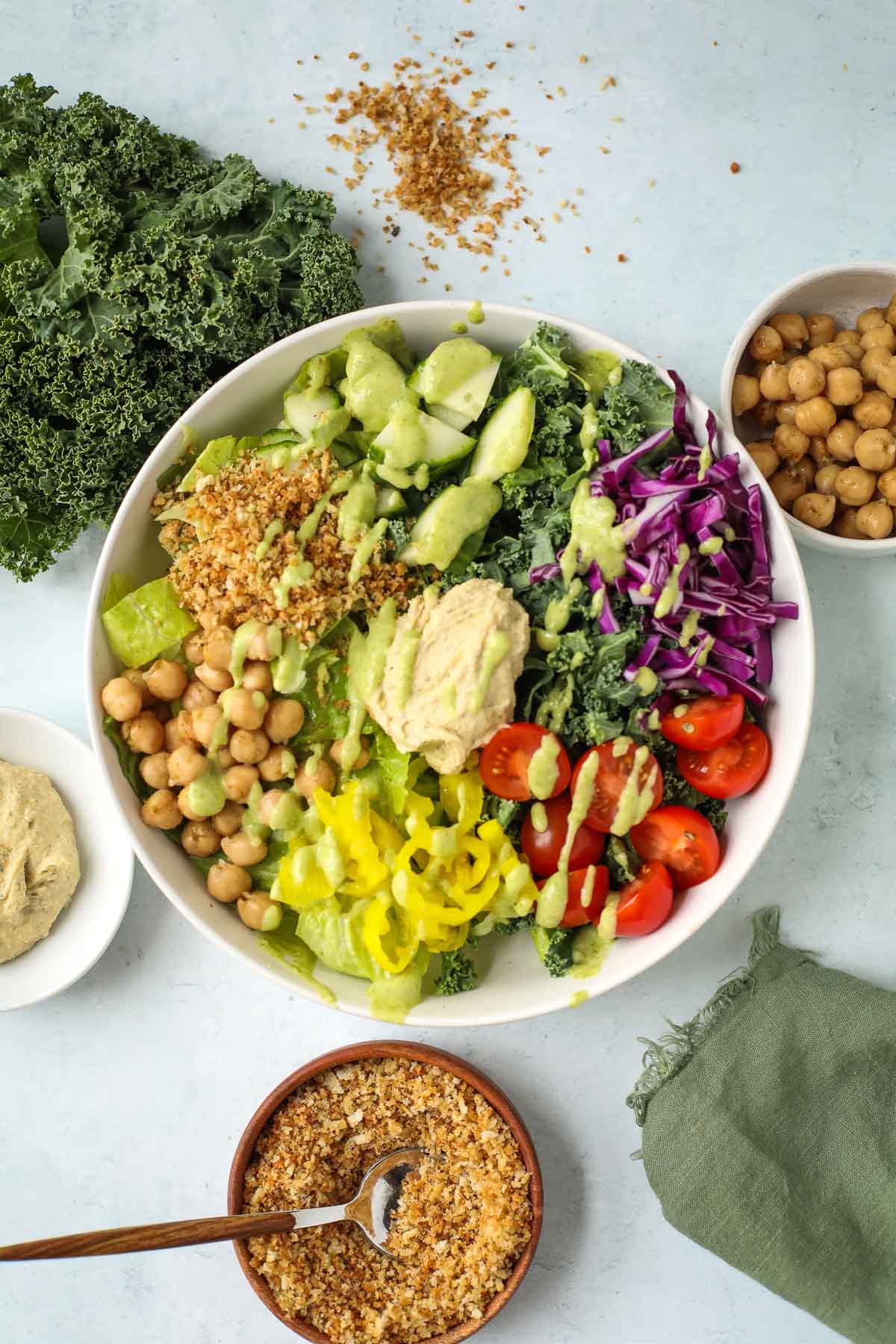 Hummus Crunch Salad