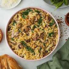Mushroom Orzo
