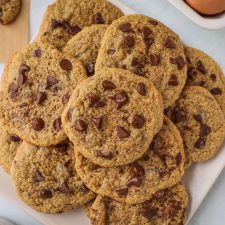 Oat Flour Chocolate Chip Cookies