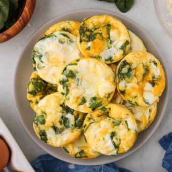 Spinach and Feta Egg Bites