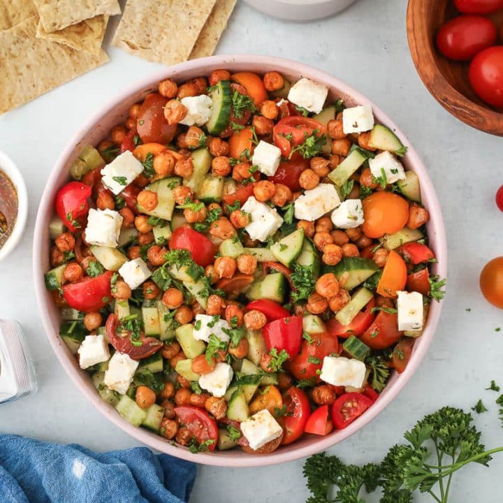 Crispy Chickpea Salad I Heart Vegetables