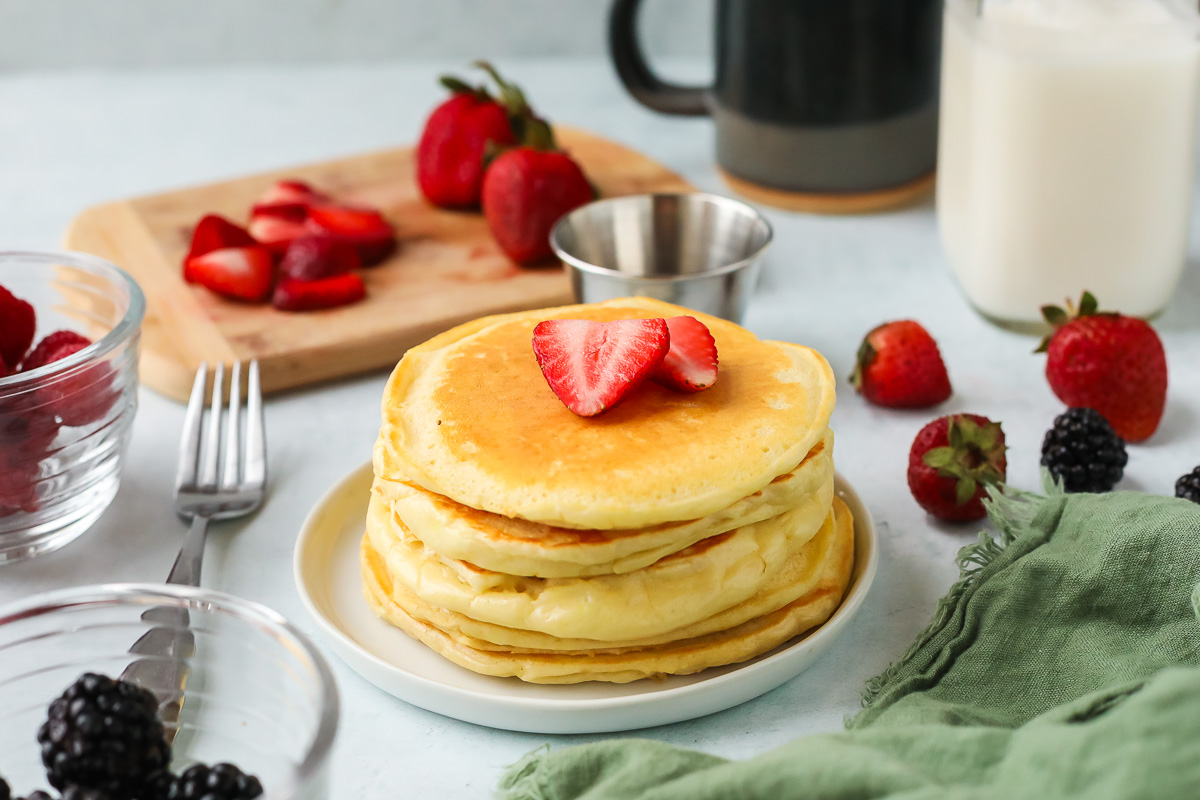 Small Batch Protein Pancakes - I Heart Vegetables
