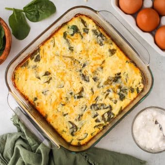 Vegetarian Hash Brown Breakfast Casserole