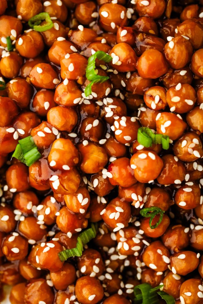 sesame chickpeas