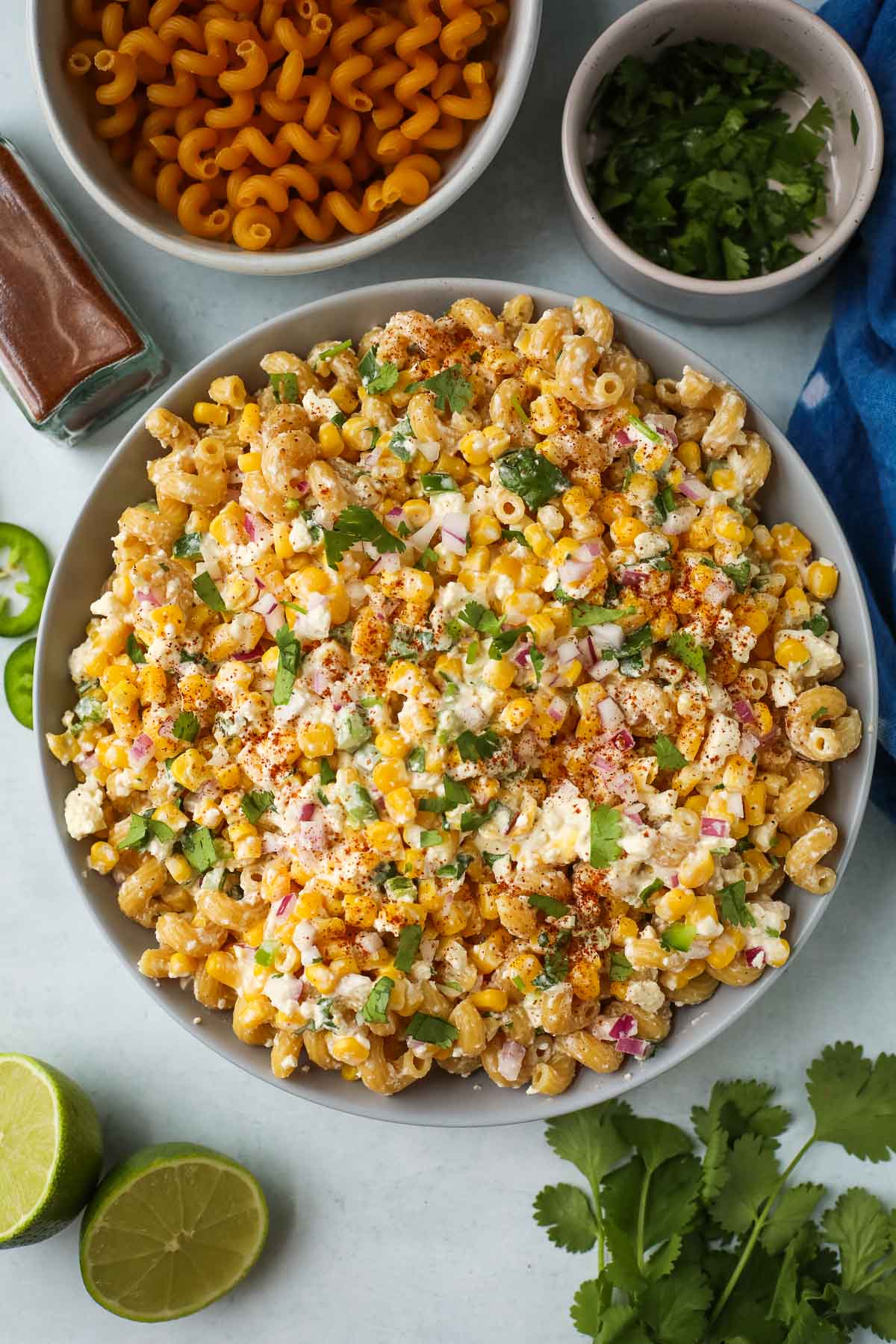 street corn pasta salad