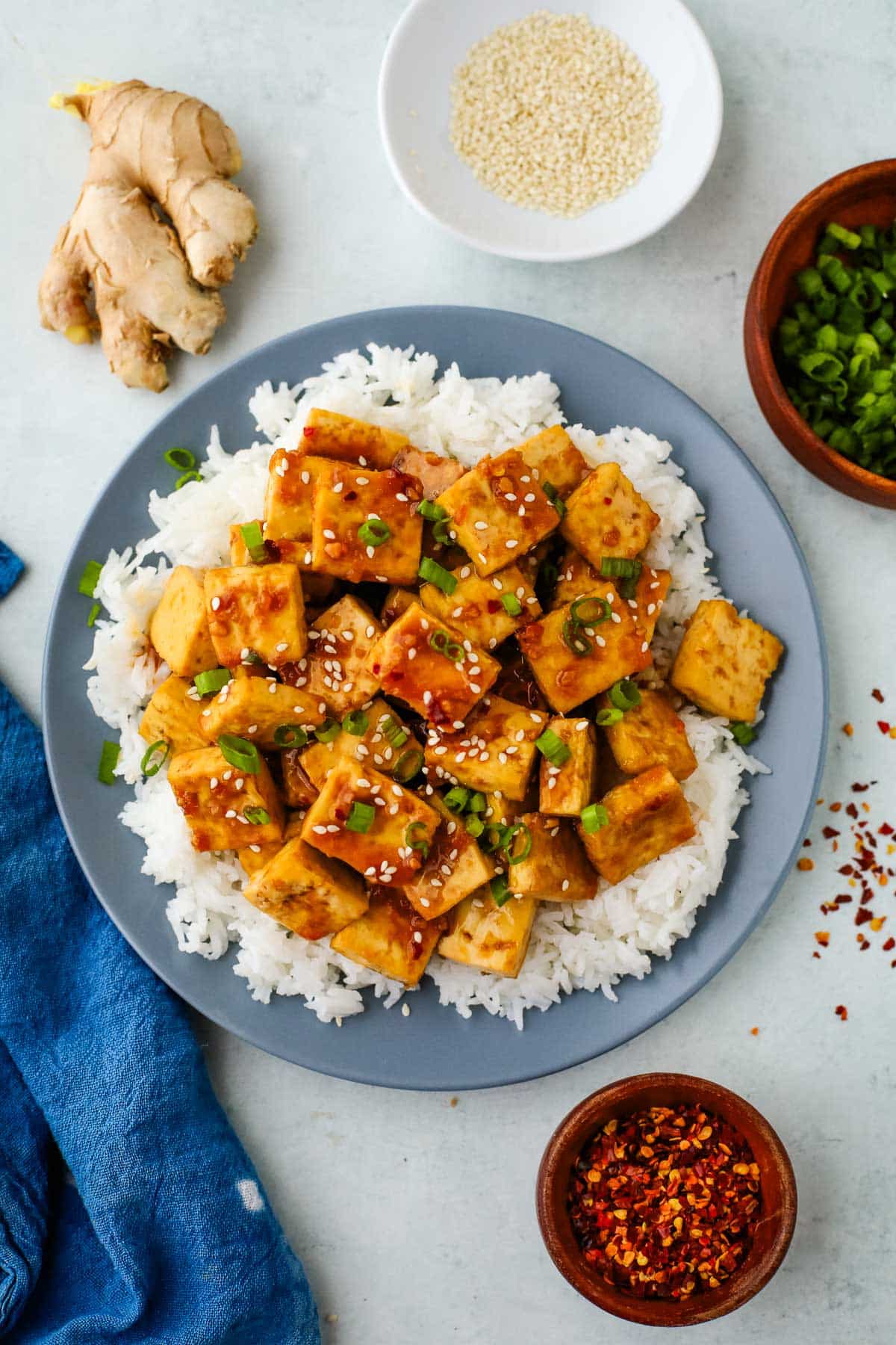 sesame tofu 